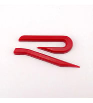 Yeni Golf 8 R Yazısı Bagaj Logo Arması Sticker Amblem Kırmızı