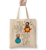 Khaleesi ve Khal Drogo Bez Çanta Uzun Saplı