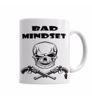 BAD MINDSET Kupa Bardak Porselen