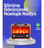 Taşınabilir Kamp Hoparlörü – Solar Şarjlı, Şömine Efektli, 7w Güçlü Ses