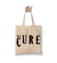 The Cure Beyaz Bez Çanta Uzun Saplı Alışveriş Çantası Plaj Çantası