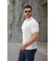 Erkek Hemşire Yaka Kısa Kollu Tişört