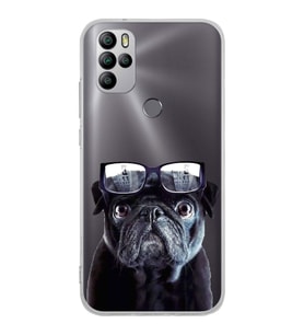 PrintiFy General Mobile GM 21 Pro ile Uyumlu Köpek 3 Kamera Korumalı Şeffaf Kılıf