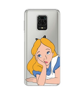 Redmi Note 9 Pro / 9s Uyumlu Alice Tasarımlı Şeffaf Telefon Kılıfı