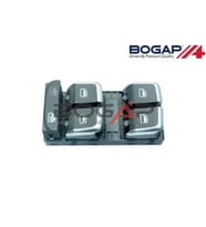 8U0959851 Cam Açma Anahtarı 4'lü Krom - Audi A1 2015-2018 - Audi Q32012-2018 - Rsq3 2014-2018