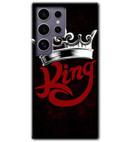 Galaxy S24 Ultra Kılıf HD Desen Baskılı Kılıf - King