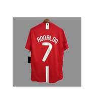 2008 Moskova Şampiyonlar Ligi Finali Cristiano R,o,n,a,l,d,o, Forması (Kısakol) (Kırmızı)