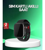 Adımsayar Nabız Ölçerli Sım Kartlı Akıllı Saat
