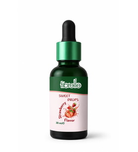 Fibrelle Çilek Aromalı Sıvı Tatlandırıcı - 30ml