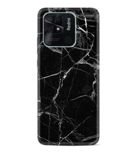 Xiaomi Redmi Note 7 8 9 Pro 10 2022 10 Pro 10S Kılıf Desenli Silikon Fragile Black Mermer 1378