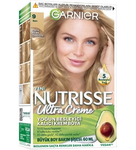 Garnier Nutrisse Yoğun Besleyici Kalıcı Krem Saç Boyası 9 Sarı