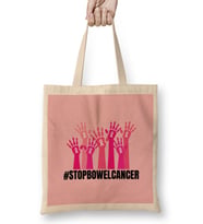 Bowel Cancer Awareness Day Bez Çanta Uzun Saplı