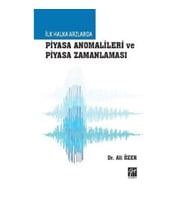 İlk Halka Arzlarda Piyasa Anomalileri ve Piyasa Zamanlaması
