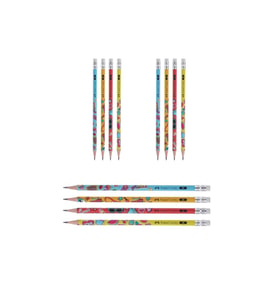 Faber Kurşun Kalem Popart 12 Adet Silgili 2B (5244000056000)