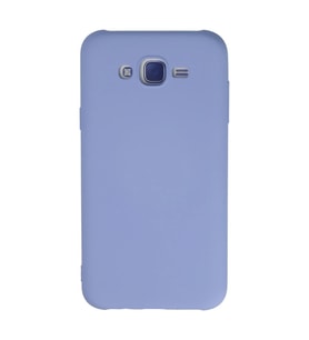 Samsung Galaxy J7 Kılıf Nano içi Kadife Silikon - Lila