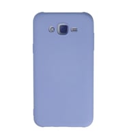 Samsung Galaxy J7 Kılıf Nano içi Kadife Silikon - Lila