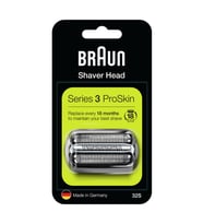 Braun 3 Serisi Tıraş Makinesi Yedek Başlık 32S (Gümüş)