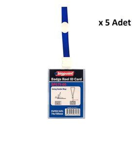 Bigpoint Yoyolu Kart Kabı Yatay 74x105mm x 5 Adet