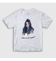 Presmono Unisex Çocuk Beyaz PO Billie Eilish T-Shirt 154731tt (Beyaz)