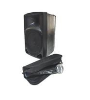 ATAK RS 75 BT+USB-8 INÇ 75 WATT-2 ADET UHF EL TELSİZ MİKROFONLU ŞARJLI ANFİ