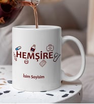 Hemşire Kişiye Özel Tasarım Kupa Bardak