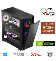 ETERNAL POWER RYZEN 7 5700X 32G DDR4 1TB M.2 RTX5060Ti A520 M650W