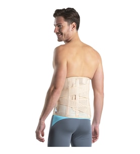 Vizor - Lumbosakral Korse Çelik Balenli (32 cm) CODE 320-K (Siyah)