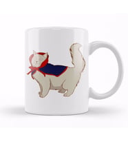 Cute Vampire Cat Halloween Funny Vampire Kitty Kupa Bardak Porselen