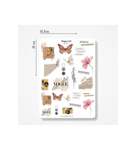 Vogue Temalı Sticker Seti - 23 Parça - A5