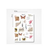 Vogue Temalı Sticker Seti - 23 Parça - A5