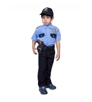 Yazlık Kısa Kollu Kadro Çocuk Polis Kıyafeti