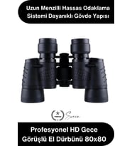 #Dürbün Profesyonel HD Gece Görüşlü El Dürbünü 80x80 Uzun Menzilli Avcılık Kamp Doğa Kuş Gözlem Tele