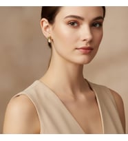 STİL İNCİSİ/XUPING JEWELRY SERAVİNA ZİRKON TAŞLI KÜPE (Altın)