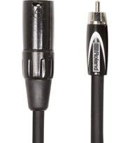 Roland Black-Serie Verbindungskabel – Xlr (Männlich) Auf Cinch, Länge: 1,5M – Rcc-5-Rcxm