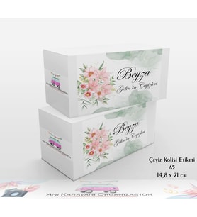 Çeyiz Kolisi Etiketi / A5 - 10 Adet