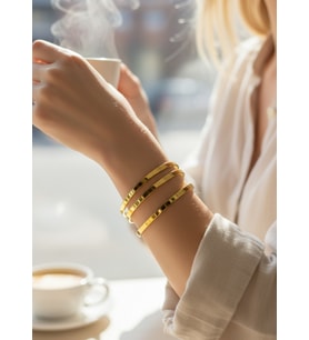 Çelik Gold 3'lü Kalın Ajda 4mm - 25-ajd01