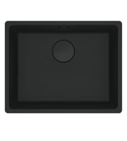 FRANKE Marıs Mrg 110-52 Matt Black Tek Gözlü Damlalıksız Fragranit Eviye