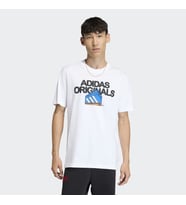 adidas KT0488 GFX T Erkek Tişört (Beyaz)