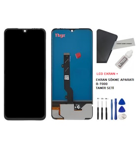 Tkgz - Tecno Pova 4 PRO Uyumlu Lcd Ekran Dokunmatik Servis + B-7000 + TAMİR SETİ
