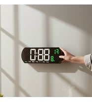 Akıllı LED Dijital Alarm Saat – Sıcaklık ve Tarih Göstergeli, Büyük Ekranlı Masa Saati