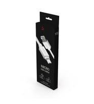 Micro Cihazlar için 1Metre Güçlü ve Dayanıklı Yüksek Performanslı Micro USB Hızlı Şarj Kablosu (Beyaz)