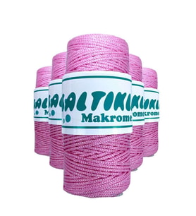 5 Adet Polyester Simli Makrome İpi SS-1545