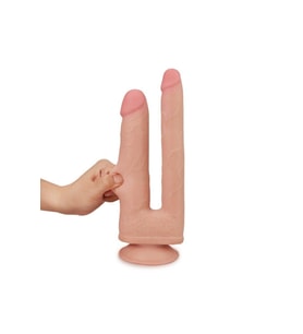 Lovetoy Sliding Skin Hareketli Deri Özellikli Çift Taraflı Kemerli Realistik Penis Lv313001