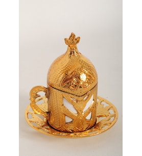 (Gold) Tek Kahve Fincanı , Fincan Takımı