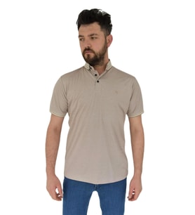 Erkek Polo Yaka Tişört Kagi 2355 BGL-ST02818 (Bej)