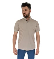 Erkek Polo Yaka Tişört Kagi 2355 BGL-ST02818 (Bej)