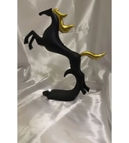 Avatar Kaideli Kübik Şahlanan Uçan At Siyah