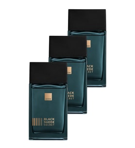 Avon Black Suede Secret Erkek Parfüm Edt 75 Ml. Üçlü Set