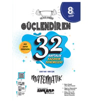 Ankara Yayıncılık 8. Sınıf Güçlendiren 32 Hafta Matematik Deneme (Çok Renkli)