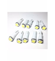T5 Mini Dipsiz Led Ampül Panel Gösterge Kadran Aydınlatma 12v Beyaz 10 Adet